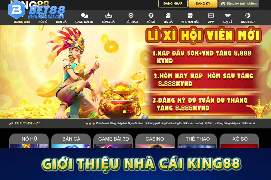 Sự thành lập và phát triển của nhà cái 88King