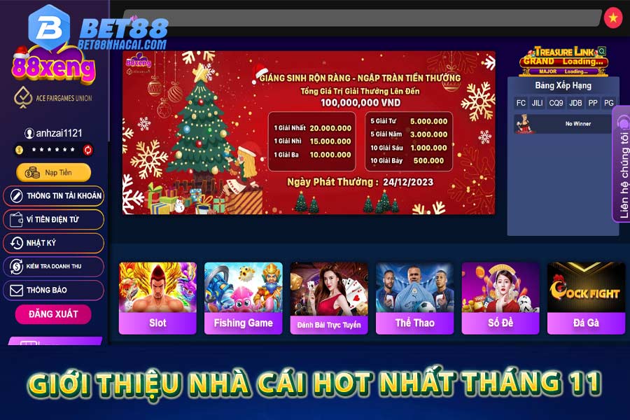 Xeng88 lựa chọn hoàn hảo mùa noel